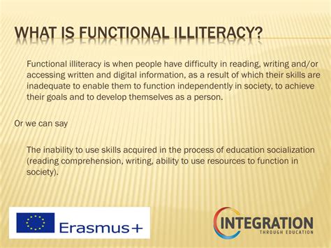 functional illiterate definition sociology
